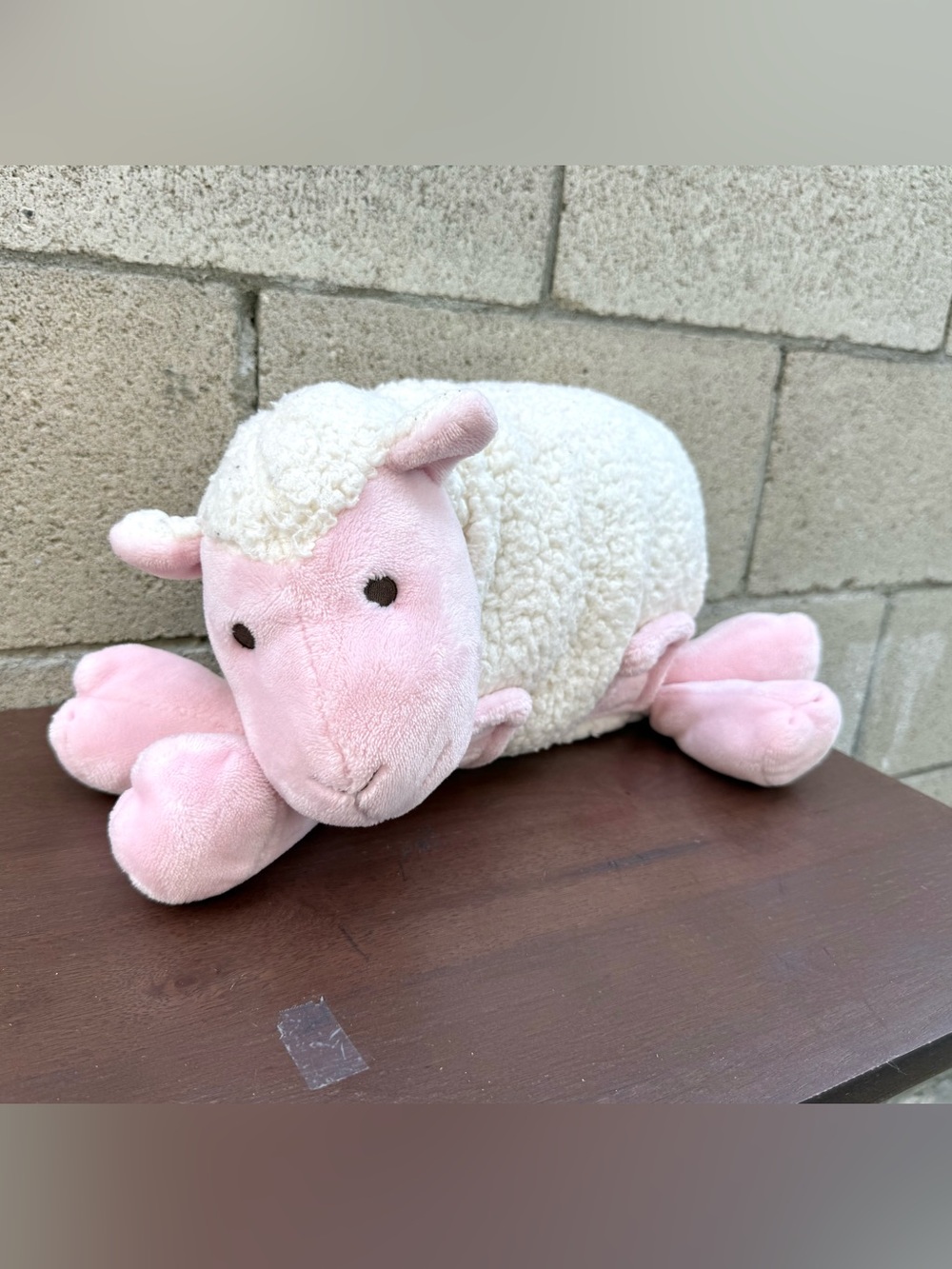 Little Miracles Snuggle Me Sheep Pillow
